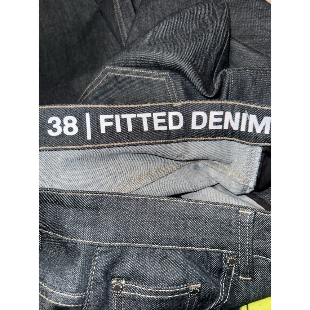 New Serenade Jeans Fitted Denim Men’s Sz 38x32 Dark Rinse Skater‎ Grunge Goth - Picture 10 of 14